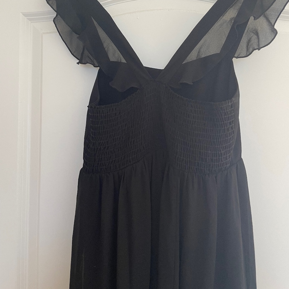 Show Me Your Mumu June Black Size Small Chiffon Bridesmaids Dress $198 Maternity - Picture 7 of 12